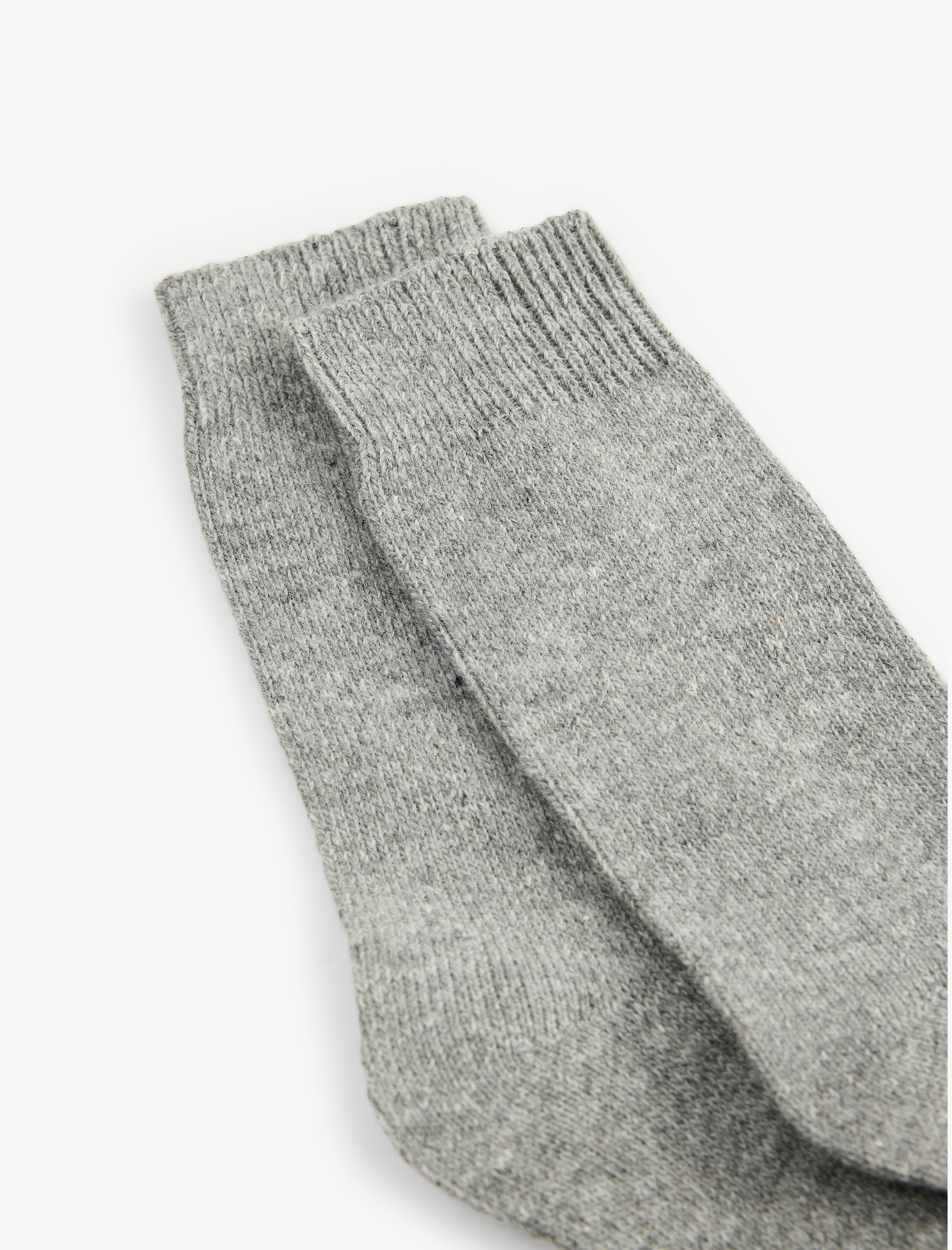  Erkek Basic Koyun Yünü Karışımlı Kalın Soket Çorap