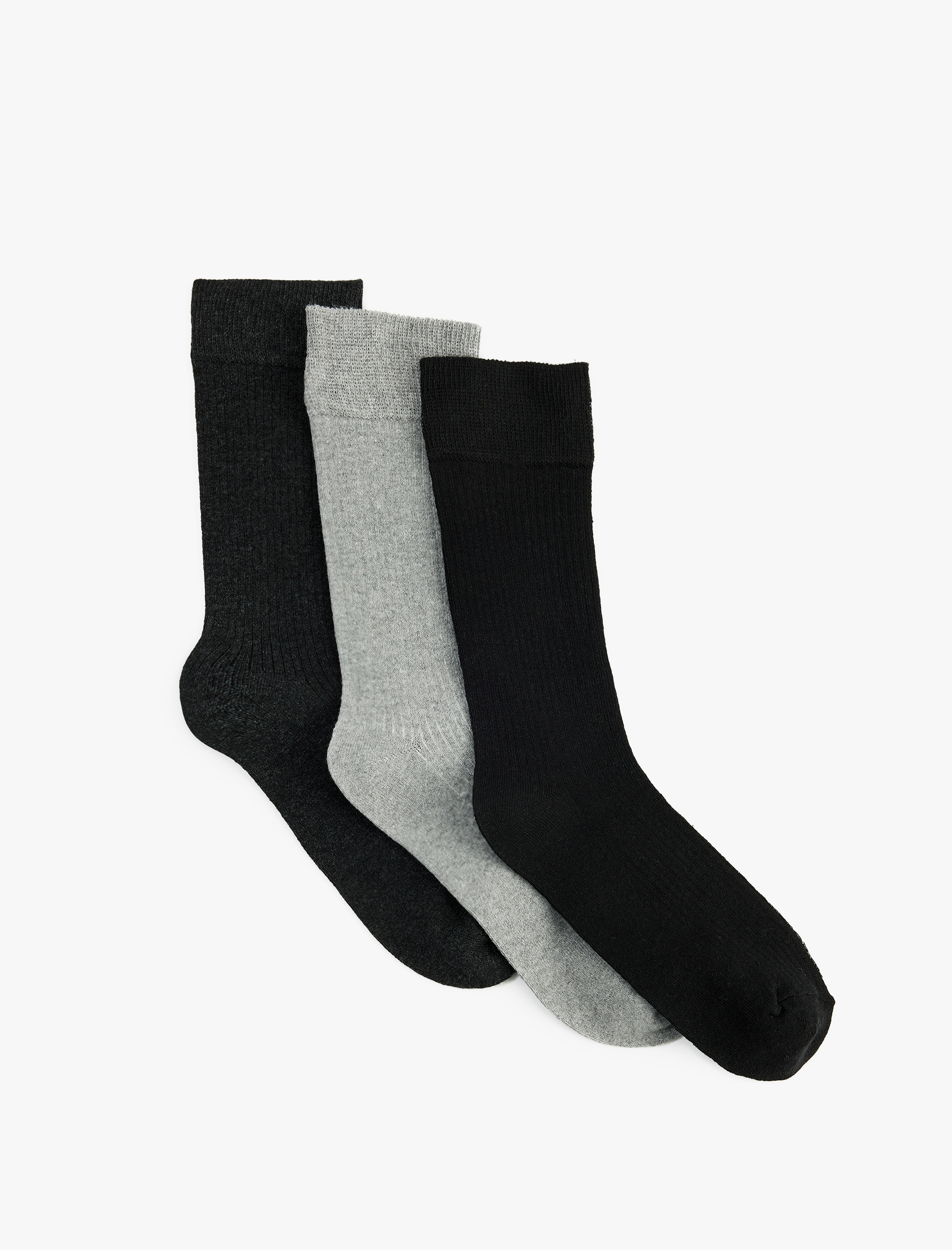  Erkek Çok Renkli 3'lü Soket Çorap Seti