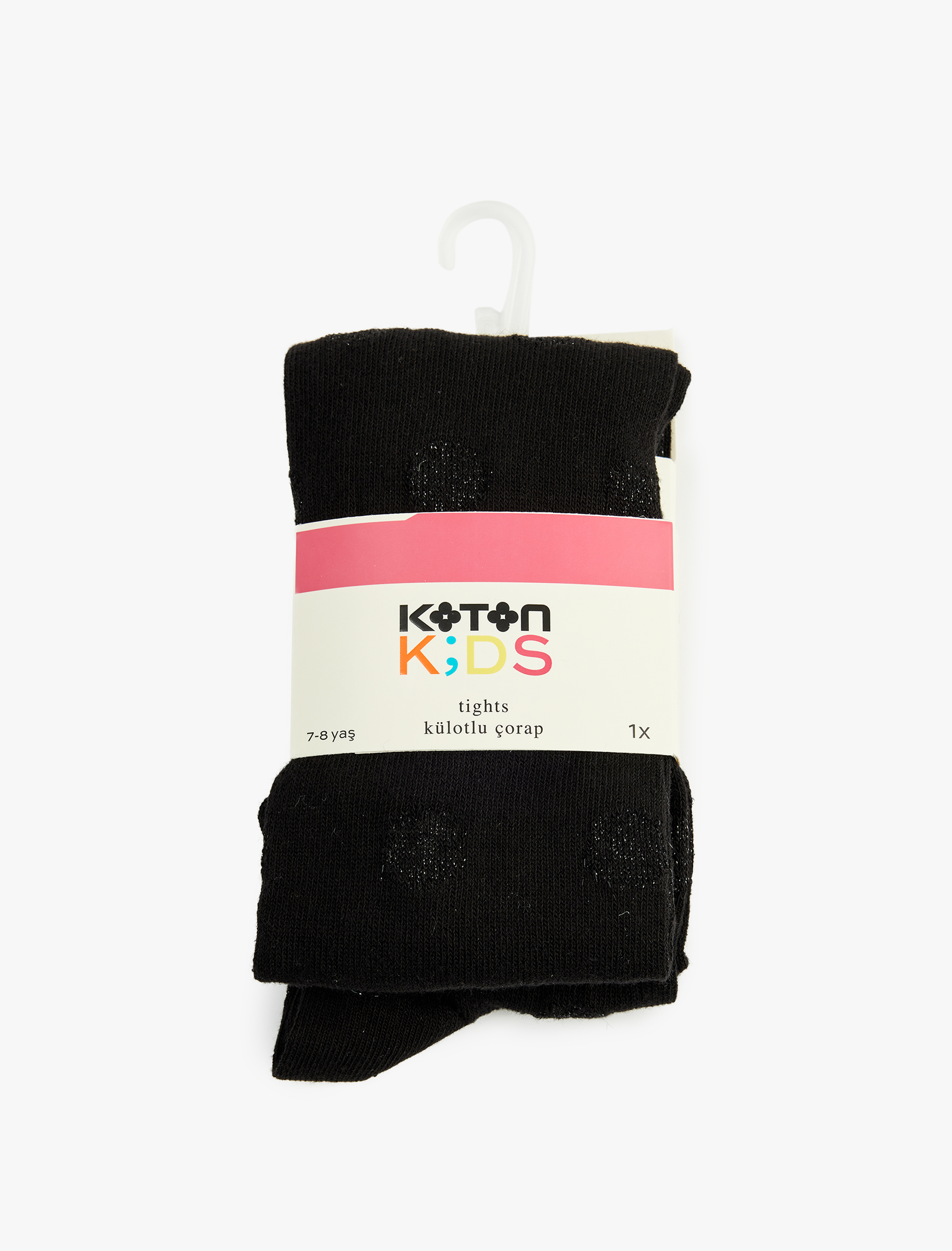  Kız Çocuk Pamuklu Simli 50 Den Külotlu Çorap