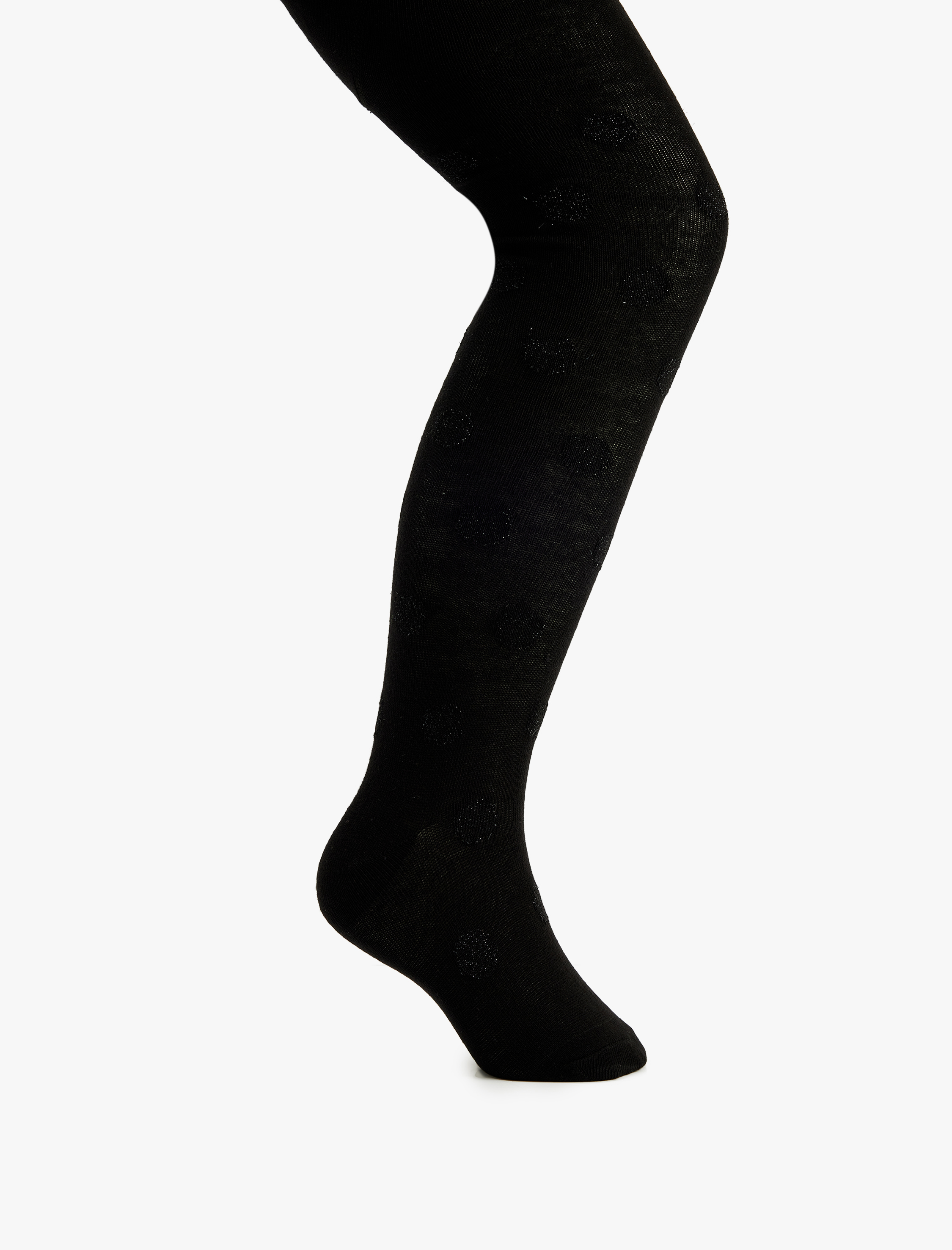  Kız Çocuk Pamuklu Simli 50 Den Külotlu Çorap