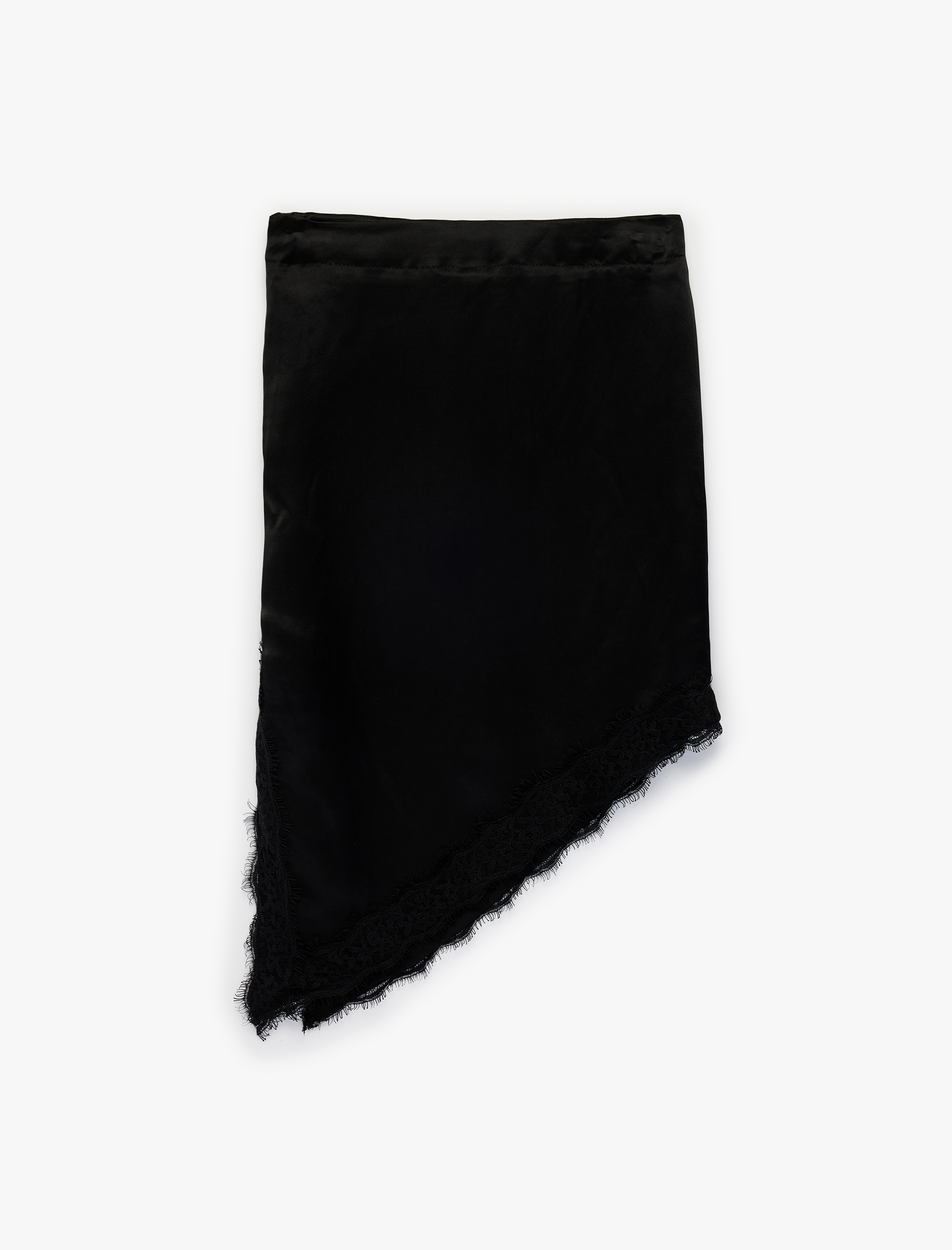  Kız Çocuk Asimetrik Beli Ayarlanabilir Lastikli Viskon Etek