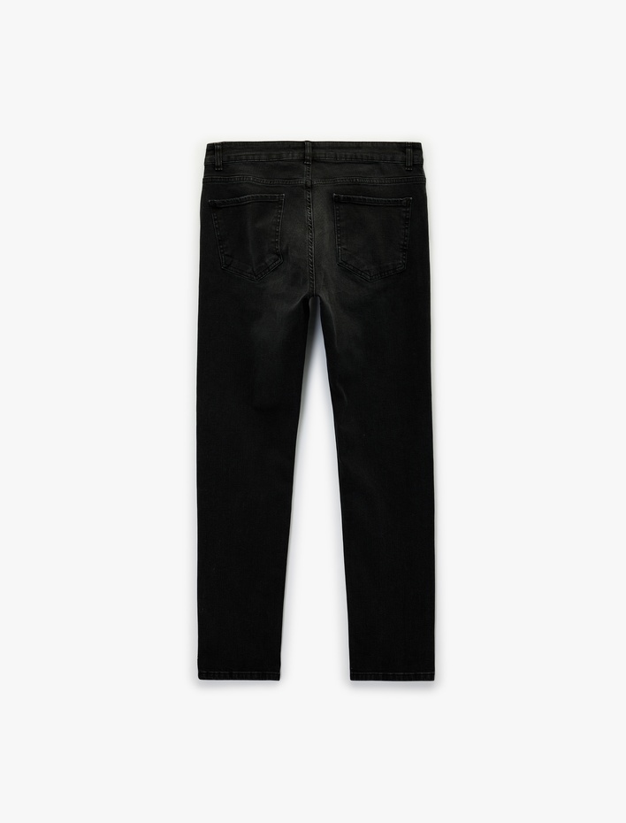  Pamuklu Normal Bel Slim Fit Jean Pantolon - Brad Jean