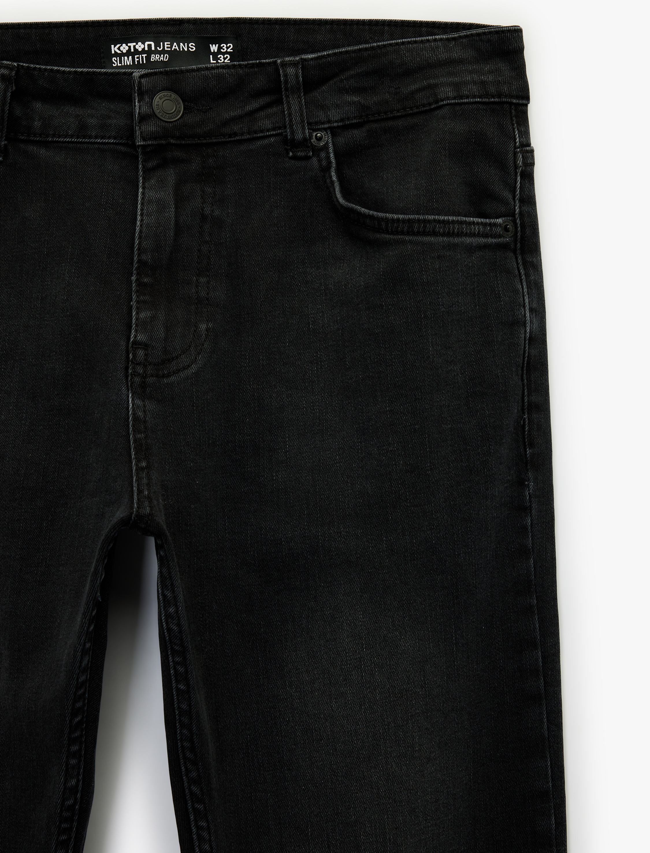   Pamuklu Normal Bel Slim Fit Jean Pantolon - Brad Jean