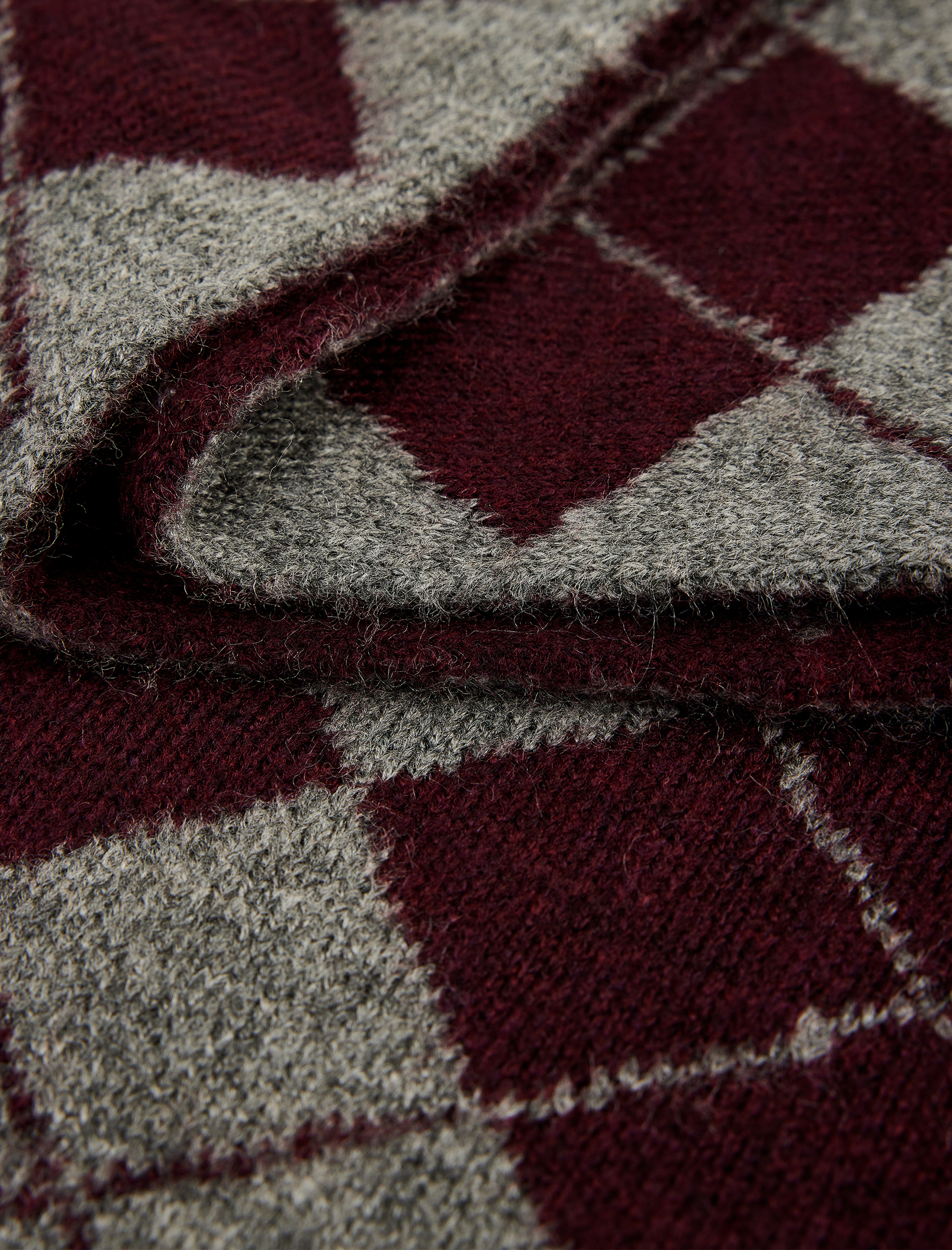  Kadın Baklava Desenli Uzun Atkı