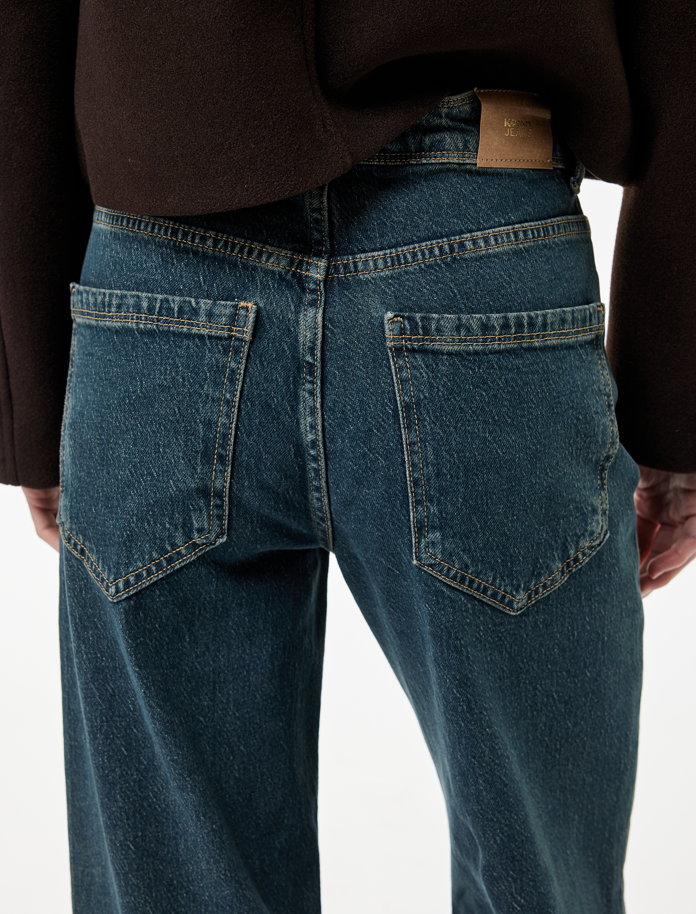   Dar Kesim İspanyol Paça Jean Pantolon - Flare Jeans