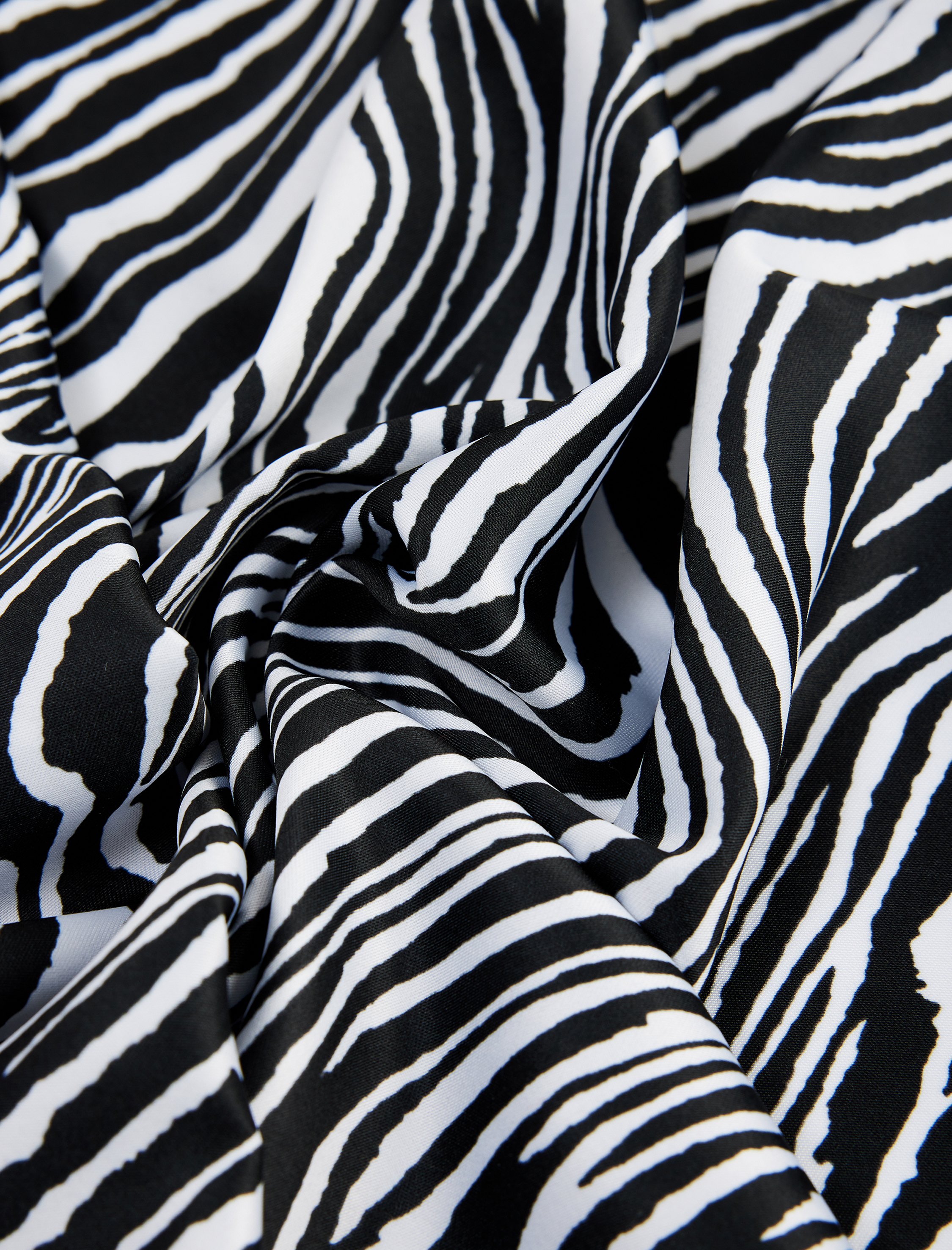  Kadın Zebra Desenli Kare Şal