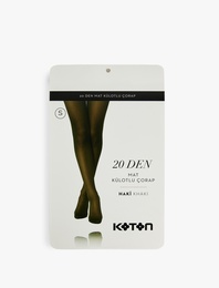 20 DEN Mat Külotlu Çorap