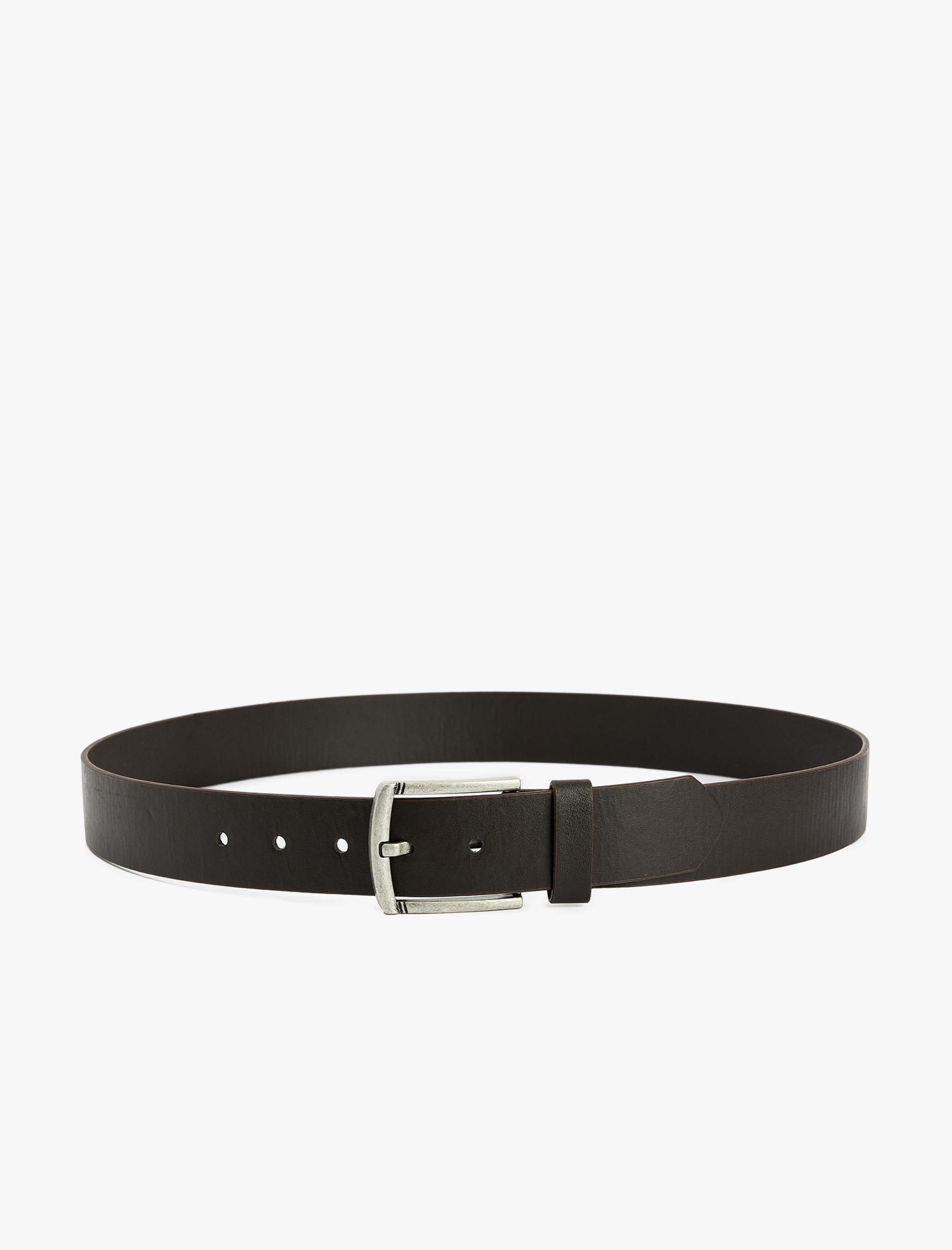  Erkek Dikdörtgen Tokalı Suni Deri Kemer