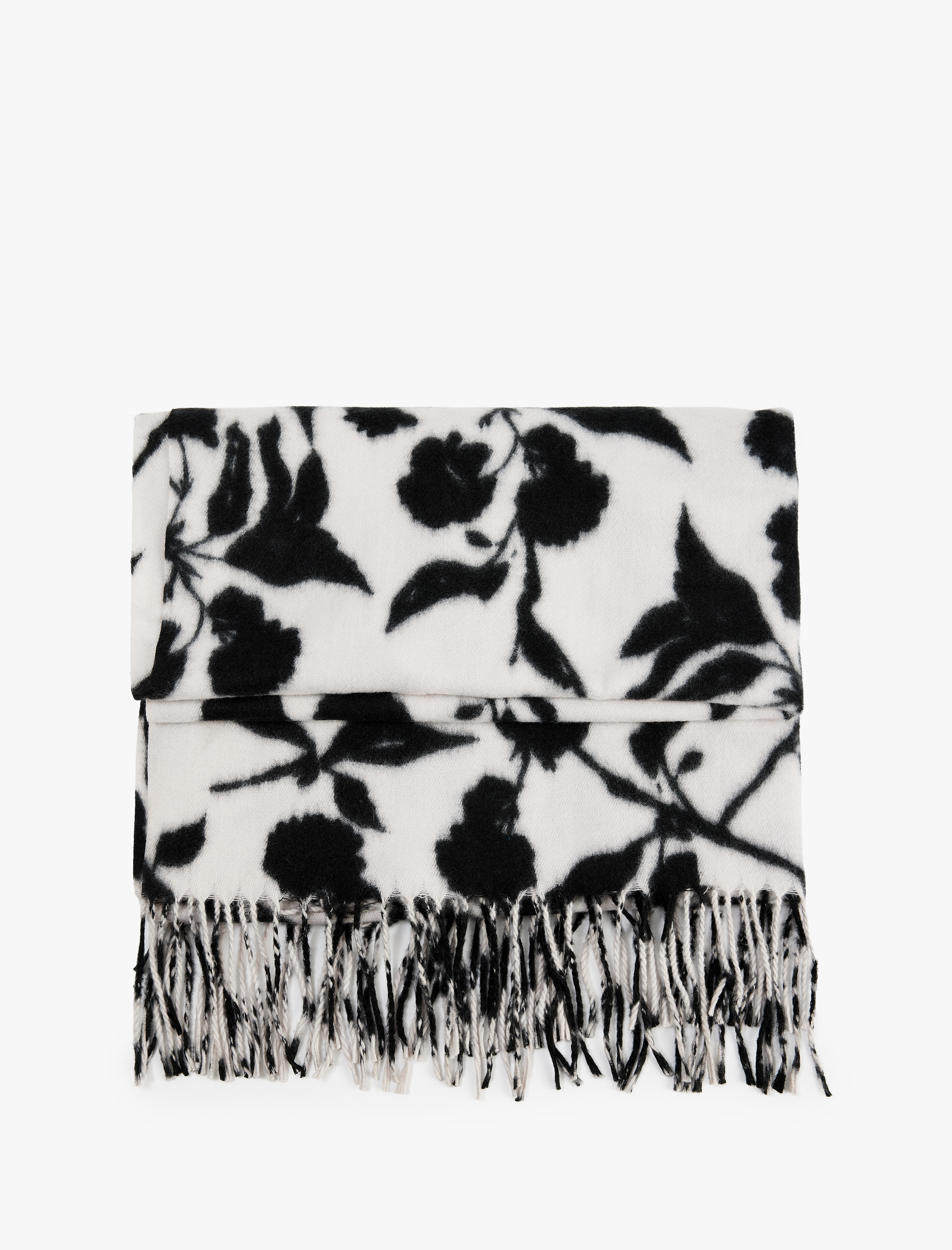  Kadın Çiçek Desenli Atkı