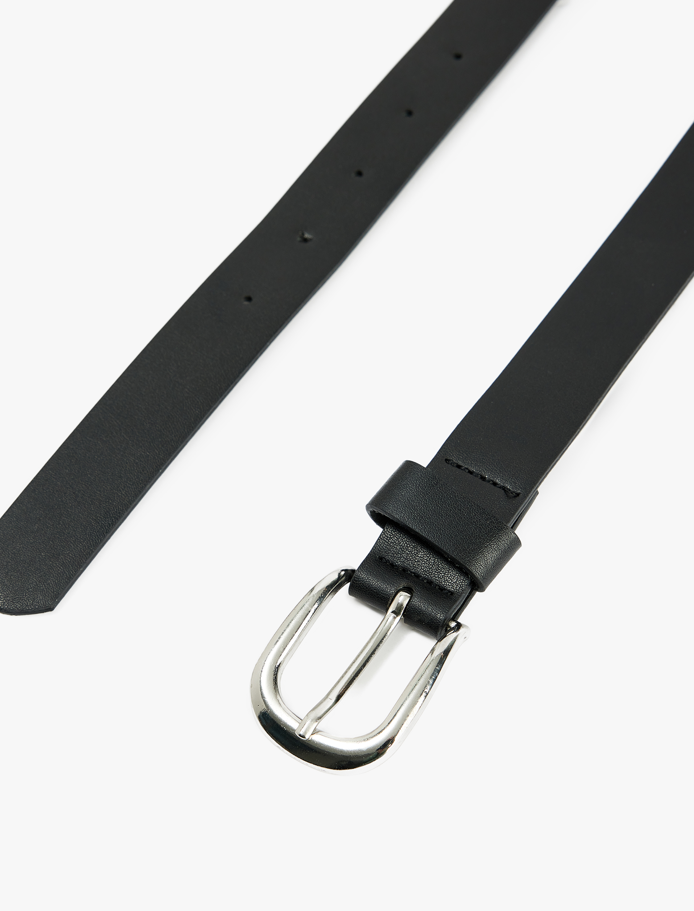  Kadın Metal Tokalı Suni Deri Kemer