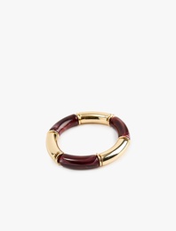 Taş Detaylı Halka Bileklik