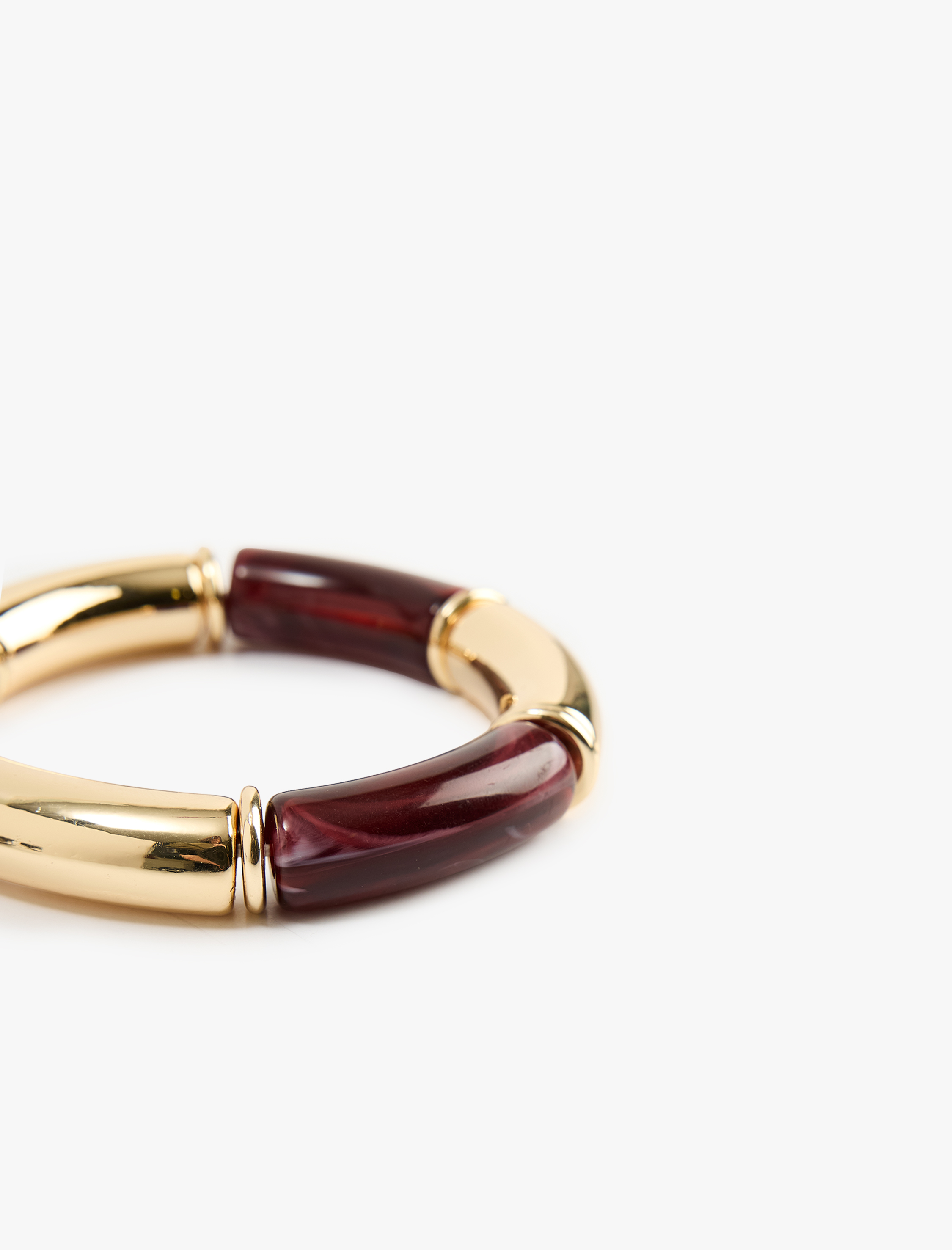  Kadın Taş Detaylı Halka Bileklik