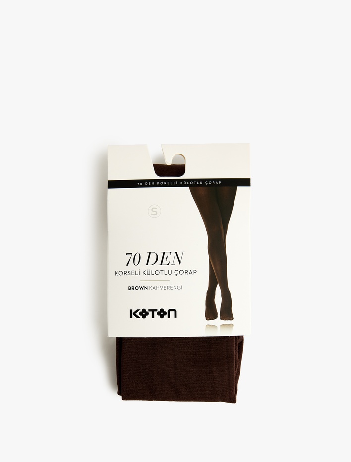Kadın 70 Den Korseli Külotlu Çorap