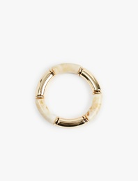 Taş Detaylı Halka Bileklik