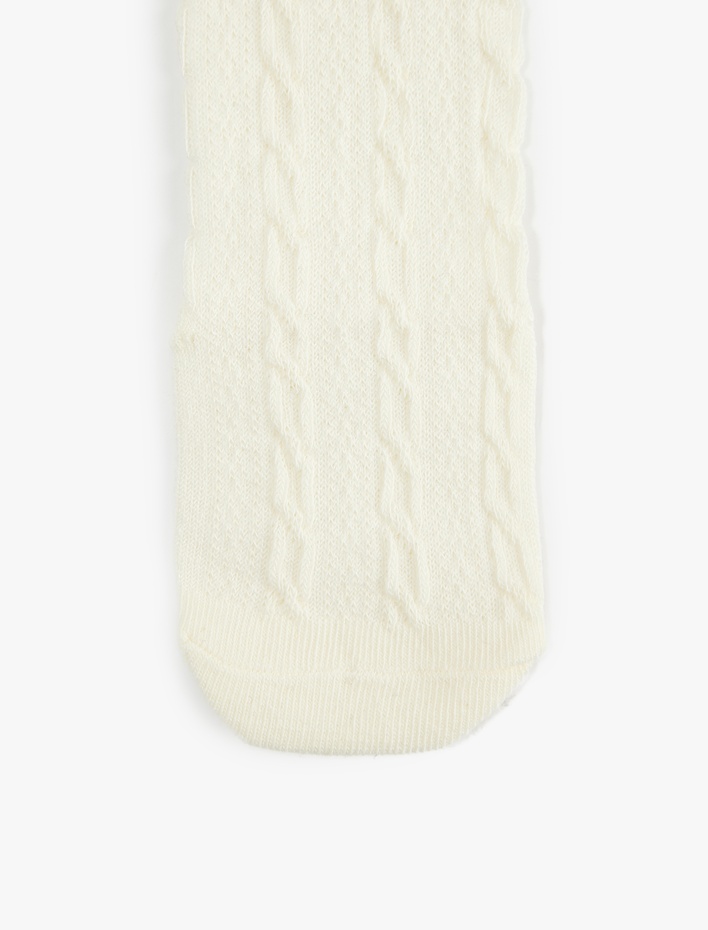 Kız Bebek Dokulu Külotlu Çorap