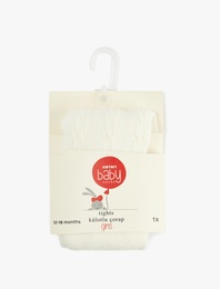 Dokulu Külotlu Çorap