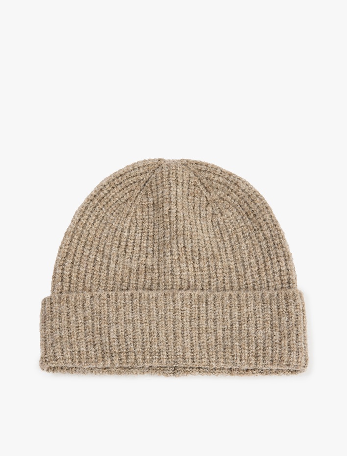 Kadın Basic Katlı Örgü Bere