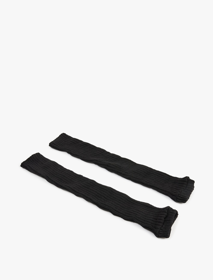 Kadın Pamuklu Çizgili Kalın Tozluk