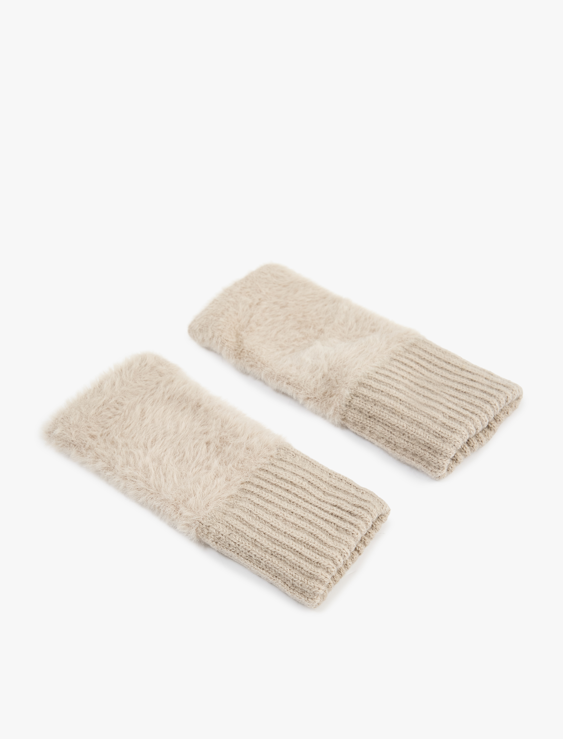  Kadın Örgü Eldiven Kesik Parmaksız