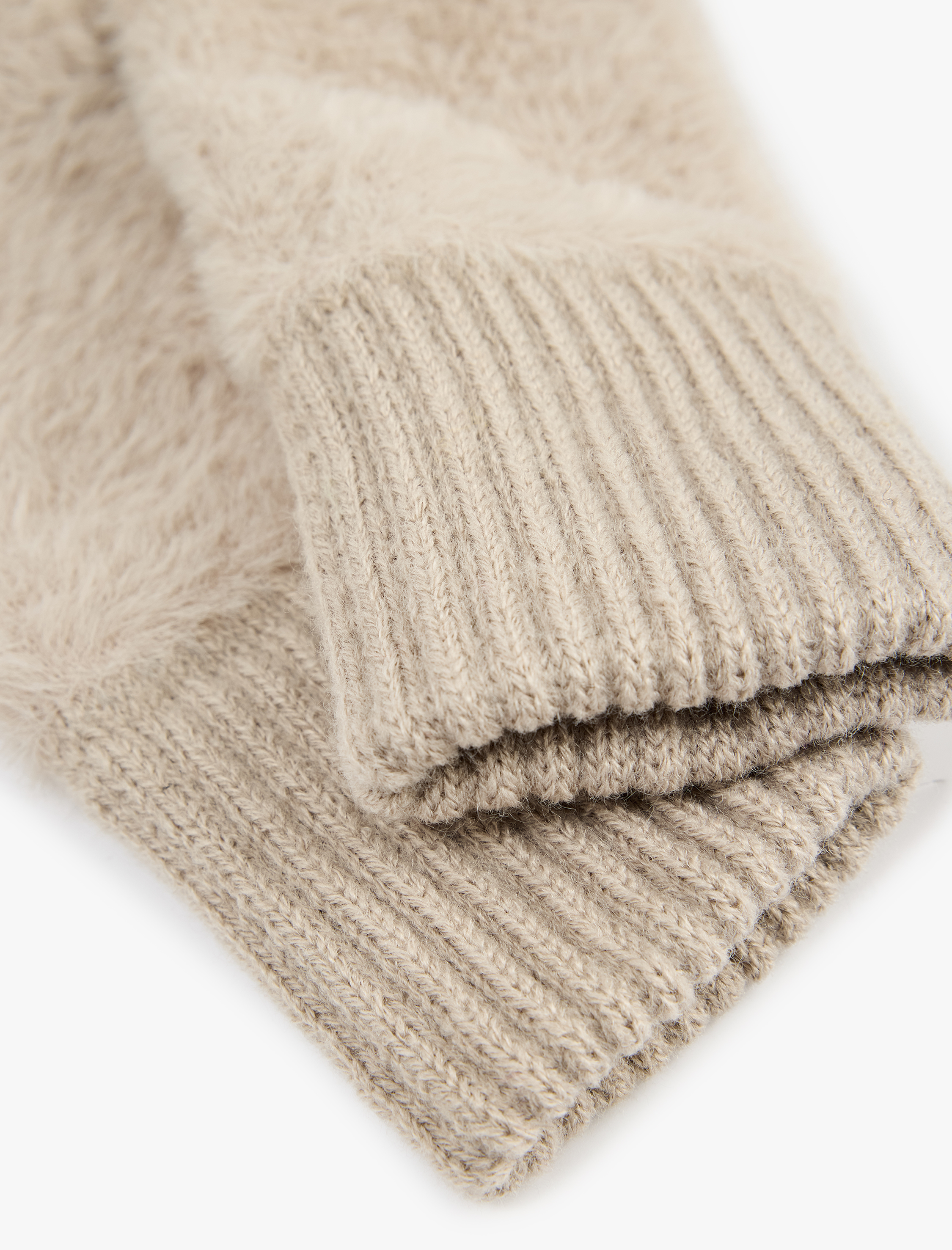  Kadın Örgü Eldiven Kesik Parmaksız