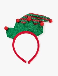 Yılbaşı Şapkası Aplike Detaylı Yılbaşı Tacı