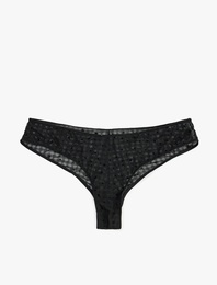 Rahat Kesim Tül Simli Brazilian Külot