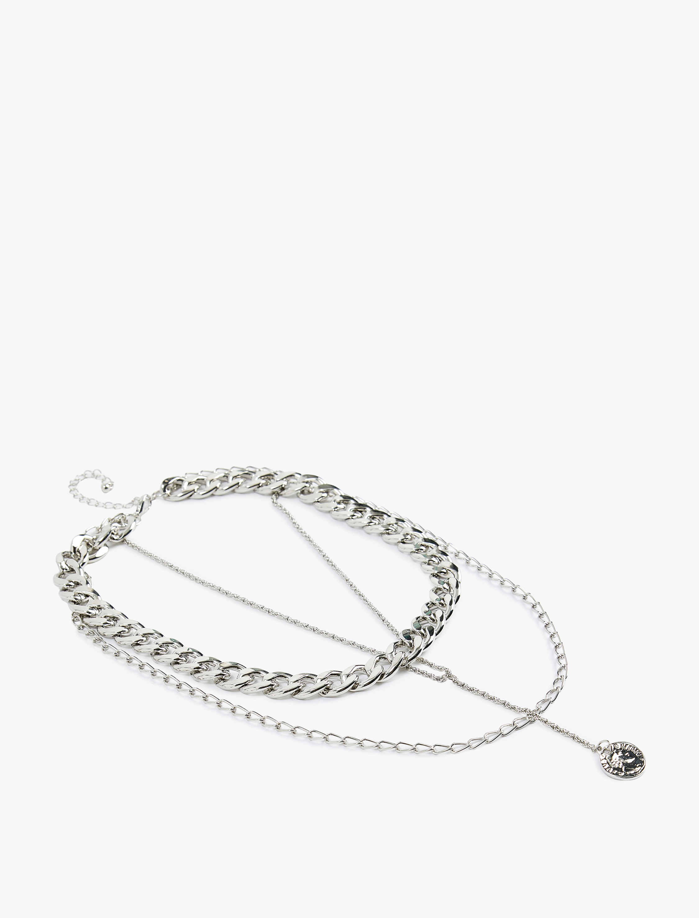  Kadın Çoklu Zincir Kolye