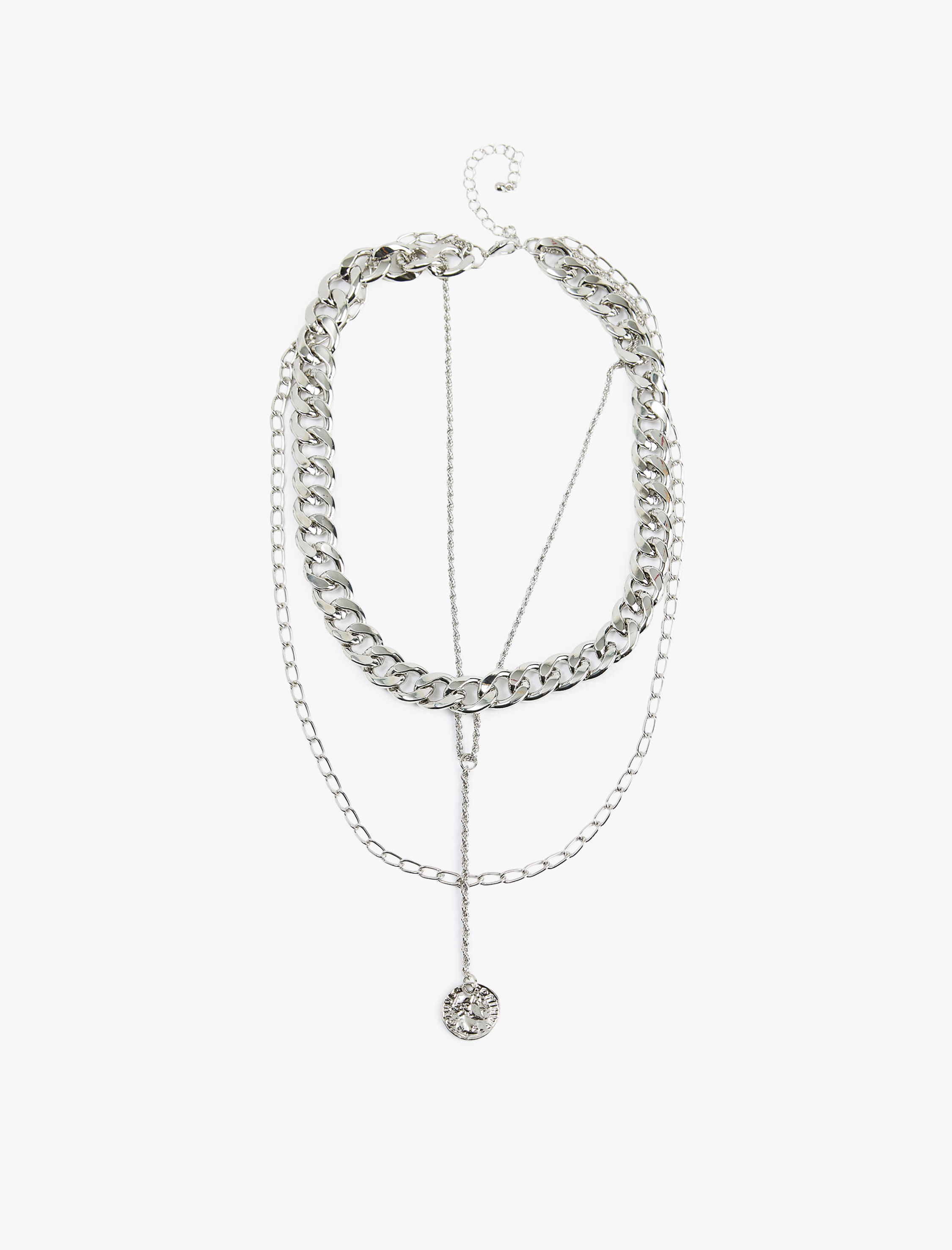  Kadın Çoklu Zincir Kolye