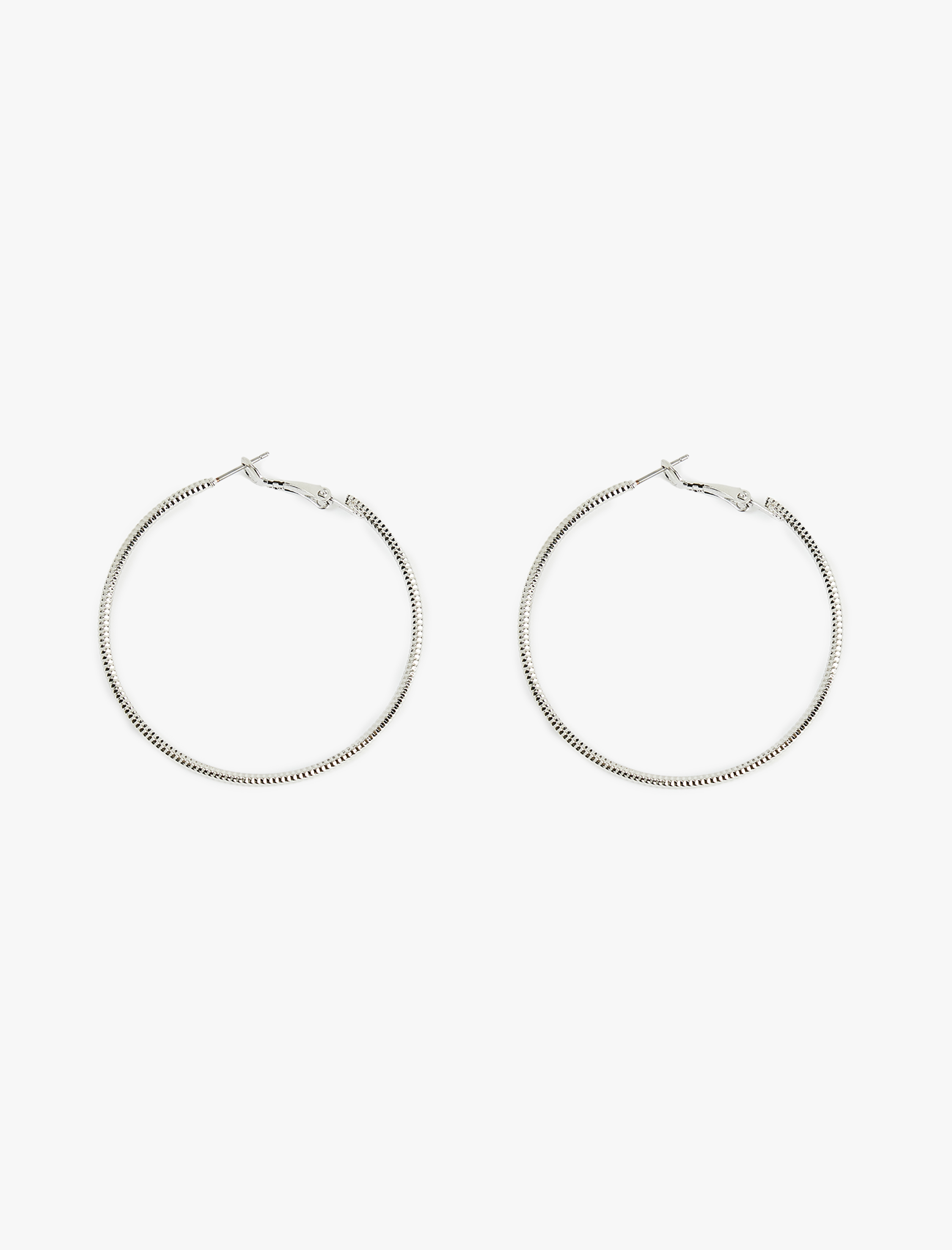  Kadın Burgu Büyük Çelik Halka Küpe