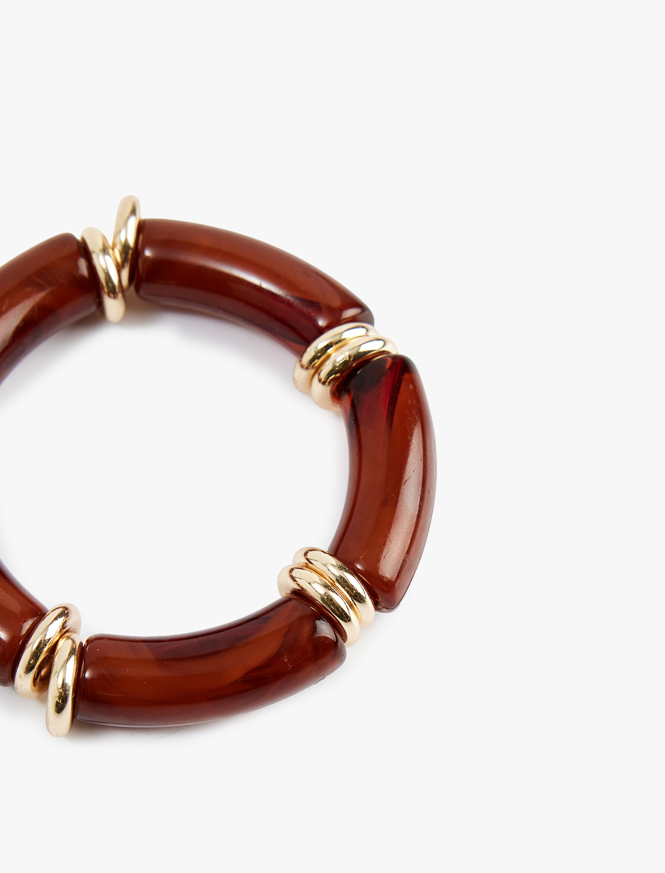  Kadın Taş Detaylı Halka Bileklik