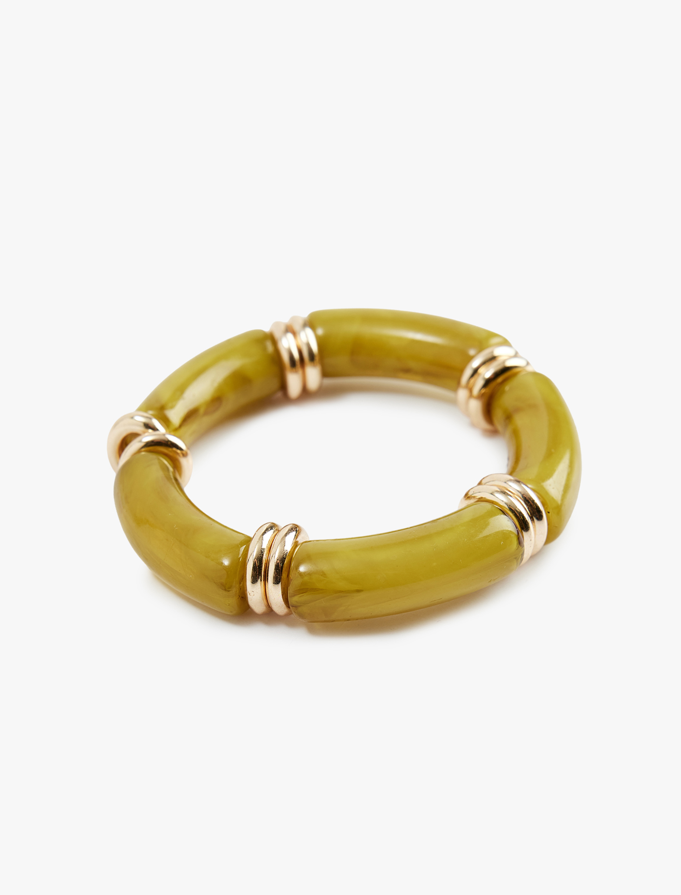  Kadın Taş Detaylı Halka Bileklik