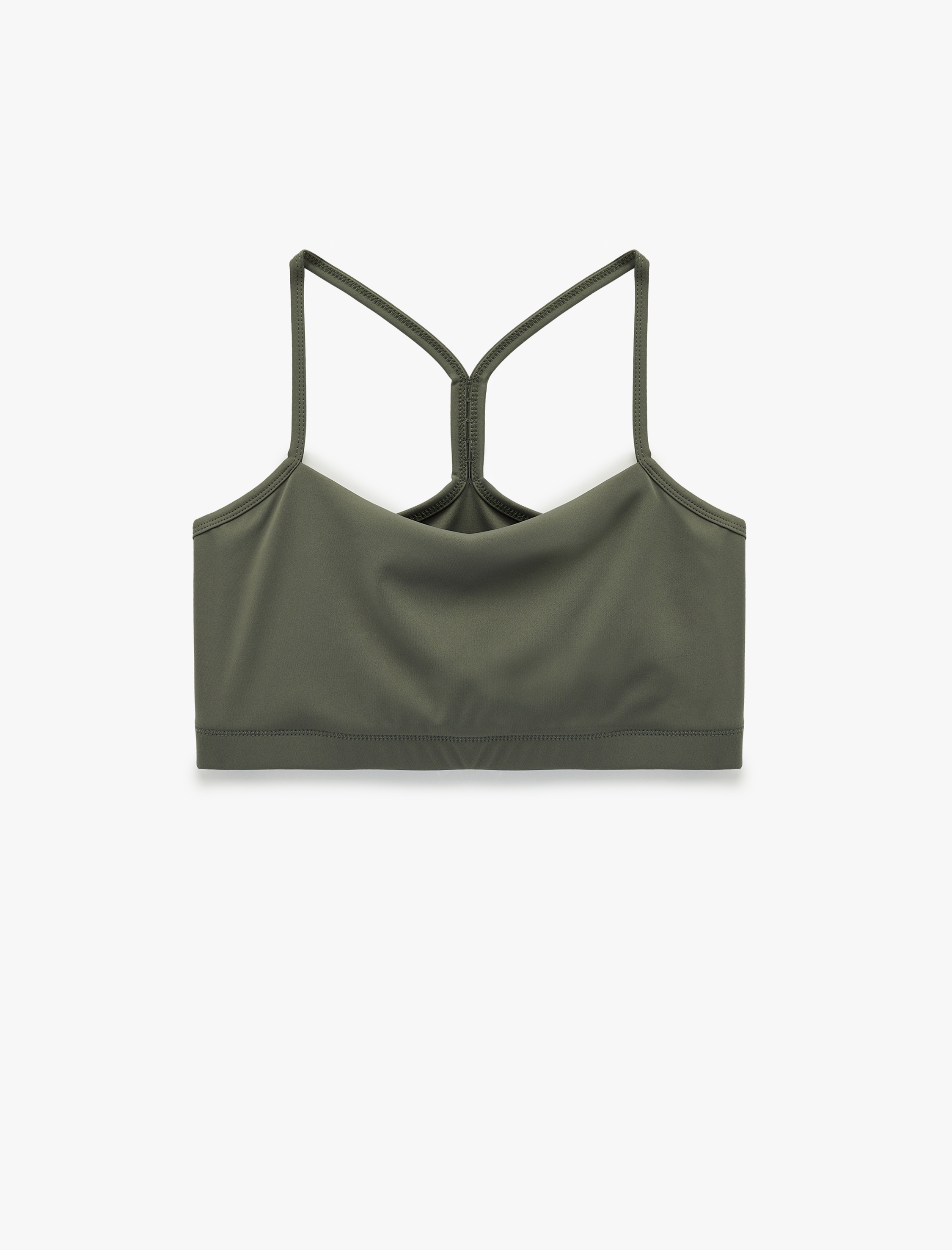   Çapraz Sırt Askılı Kaplı Slim Fit Sporcu Sütyeni