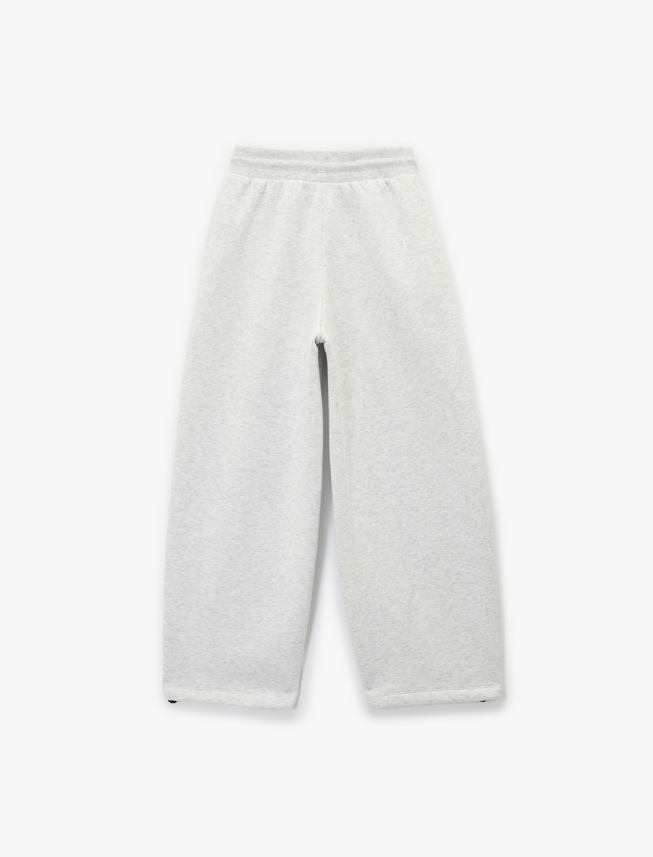   Bol Paça Beli Bağcıklı Cep Detaylı Eşofman Altı