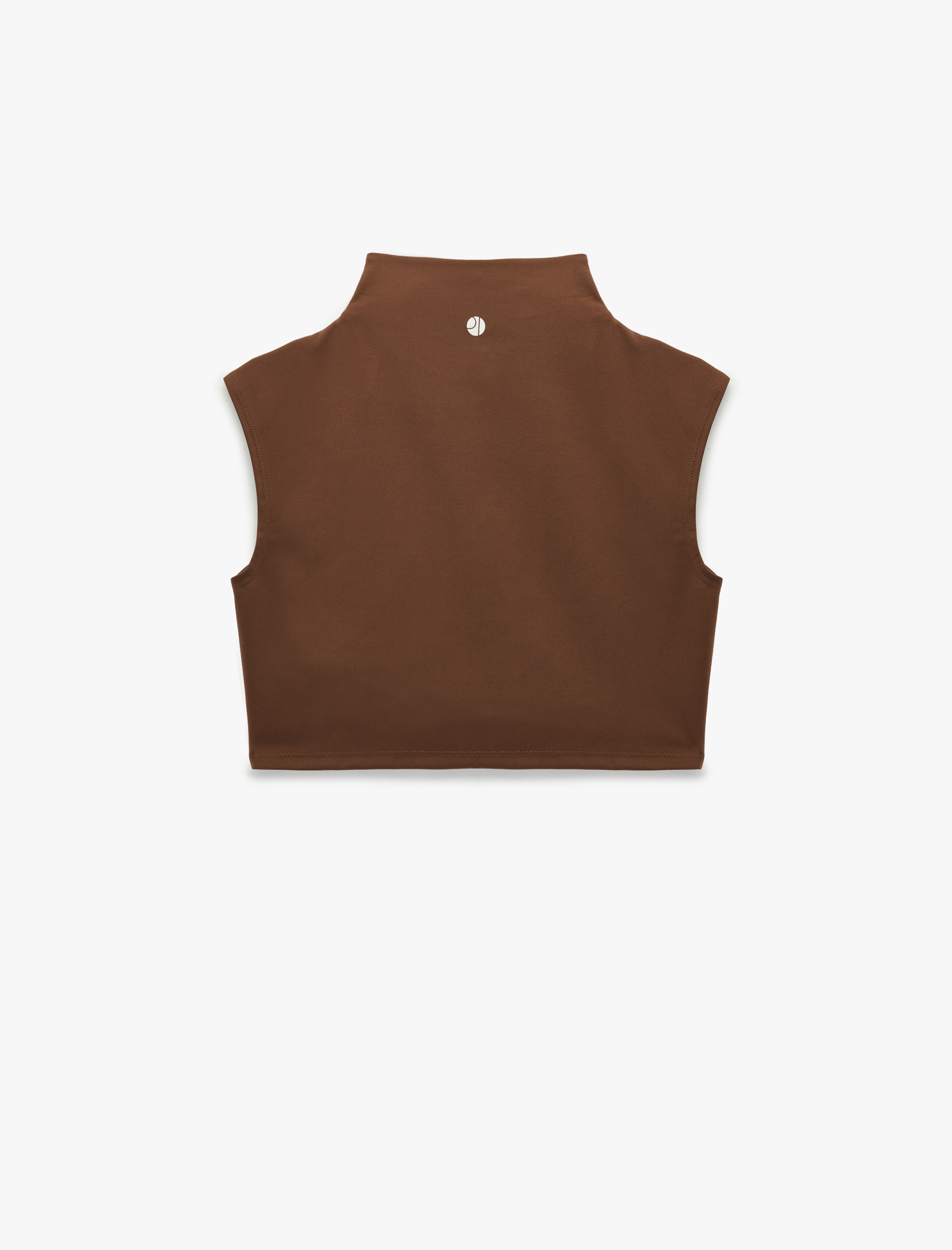   Dik Yaka Yarım Fermuarlı Slim Fit Crop Spor Atlet