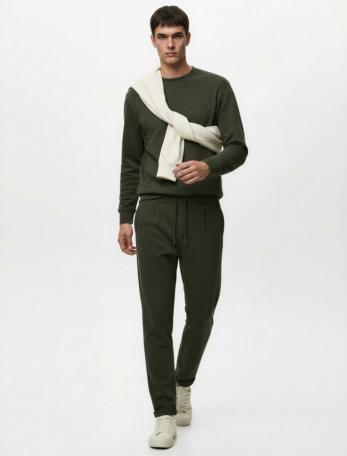  Normal Bel Pamuklu Regular Fit Eşofman Altı