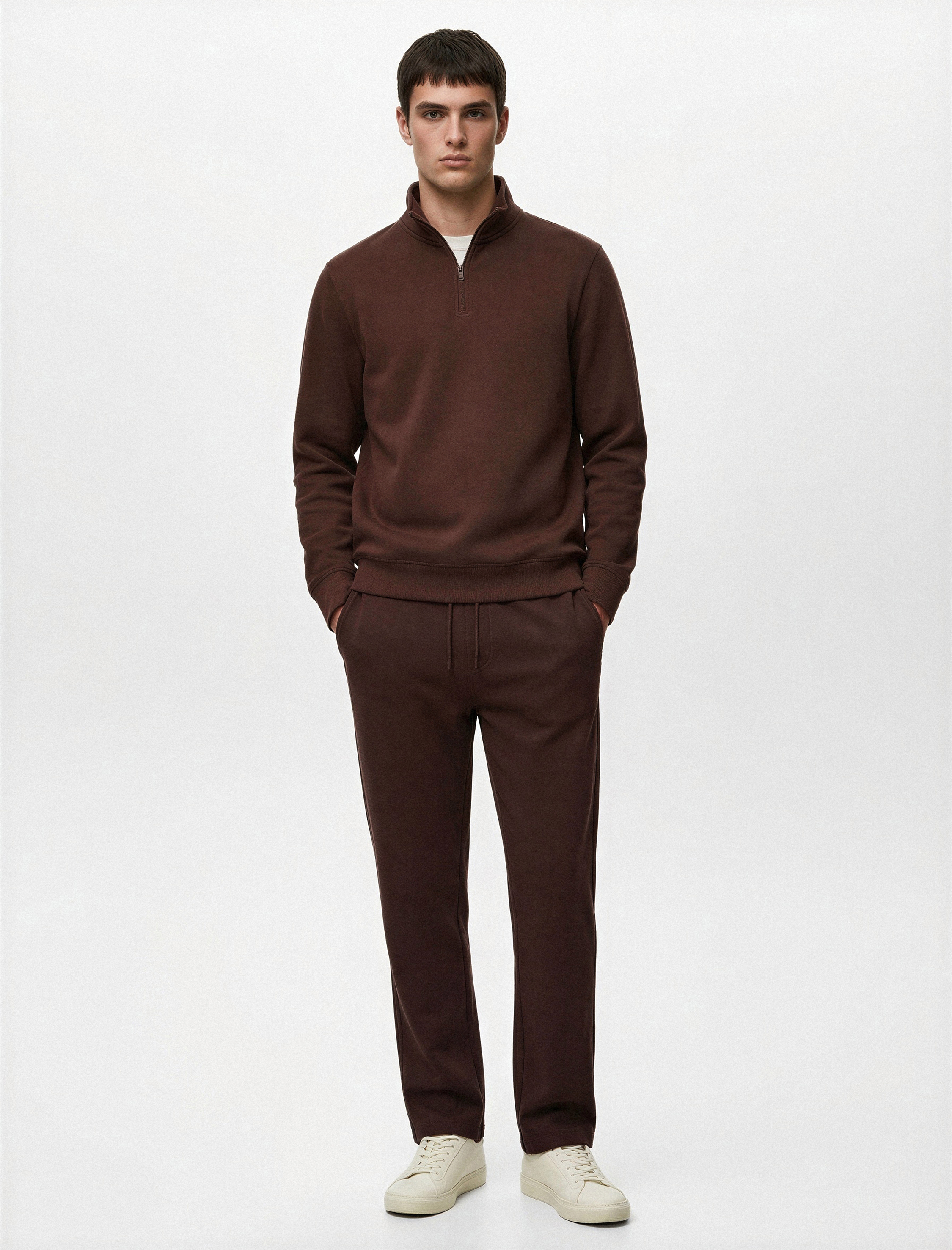   Cepli Pamuklu Beli Bağcıklı Eşofman Altı