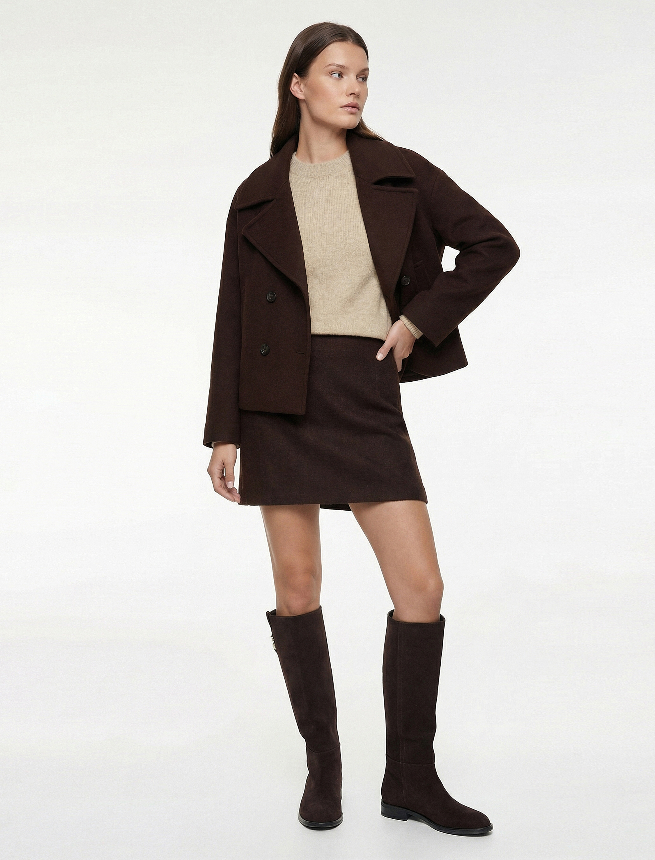   Normal Bel Mini A Kesim Tüvit Etek