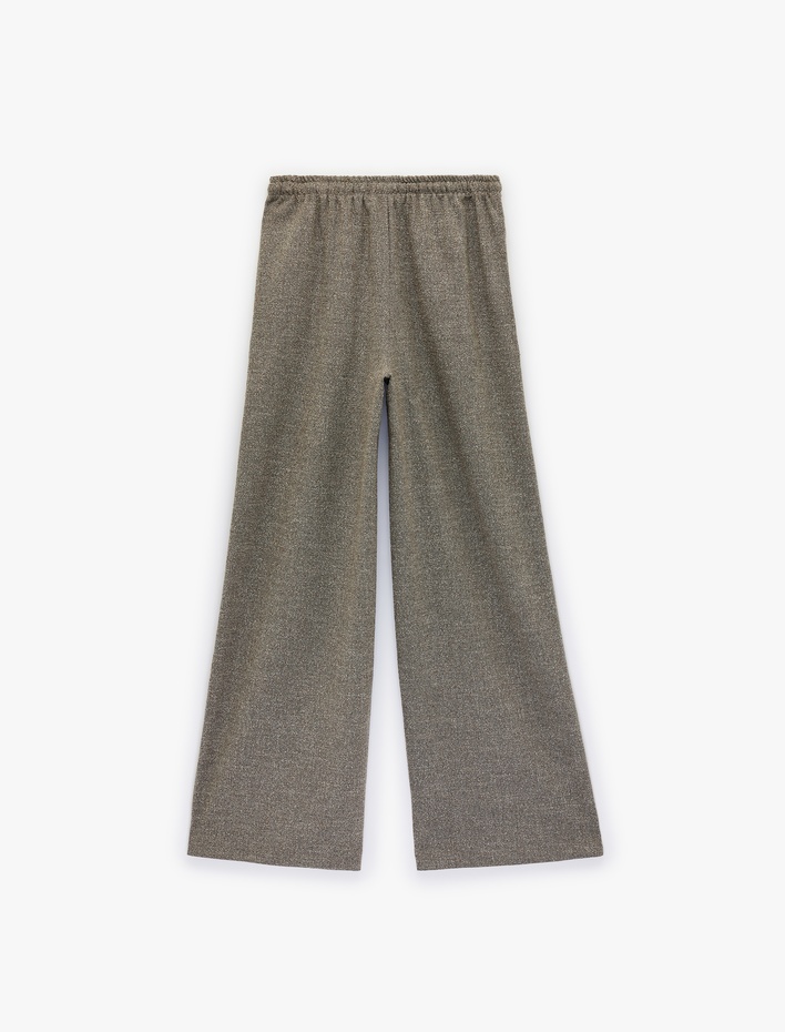  Koton X Şahika Ercümen - Loose Fit Cepli Geniş Paça Palazzo Pantolon