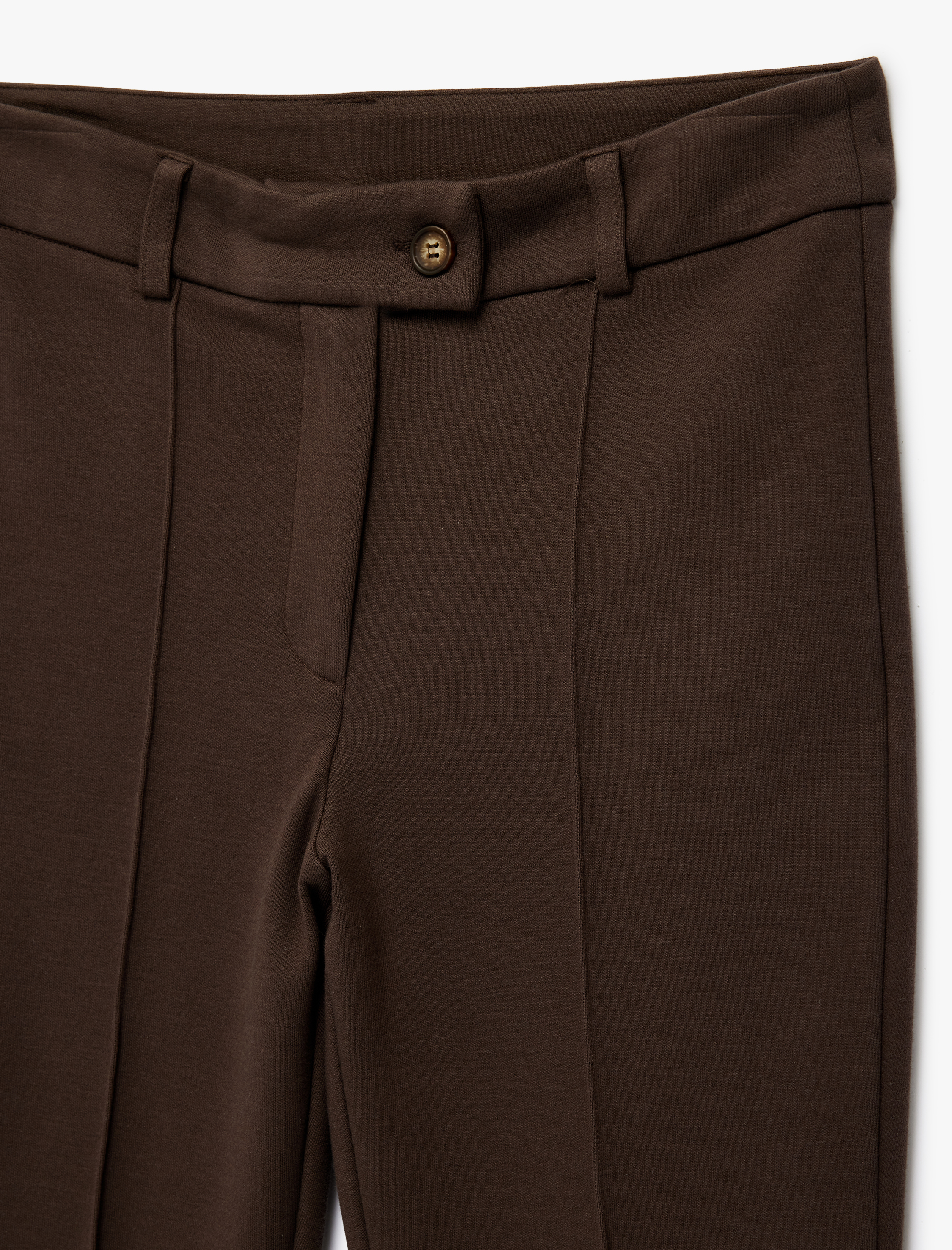   Slim Fit Pamuklu İspanyol Paça Tayt