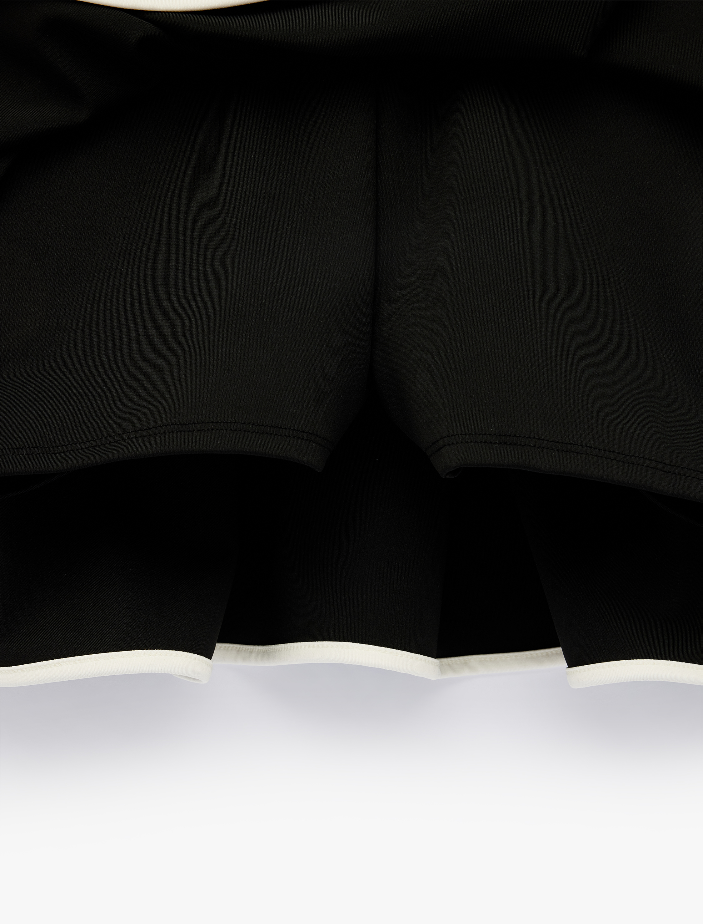   Yüksek Bel Biyeli Rahat Kalıp Mini Spor Şort Etek