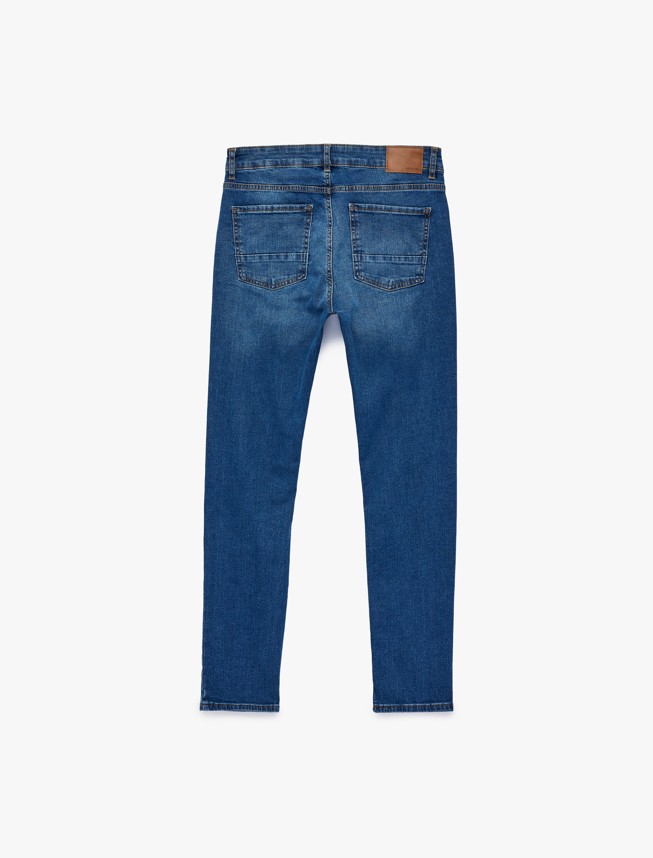   Normal Bel Pamuklu Slim Fit Jean Pantolon - Brad Jean