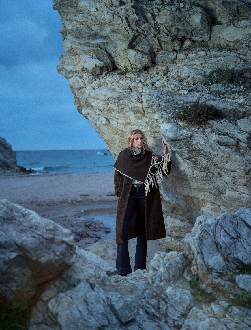 Koton X Şahika Ercümen – Sherpa Kaban Oversize Cepli