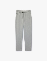 Yüksek Bel Cep Detaylı Rahat Kesim Pantolon