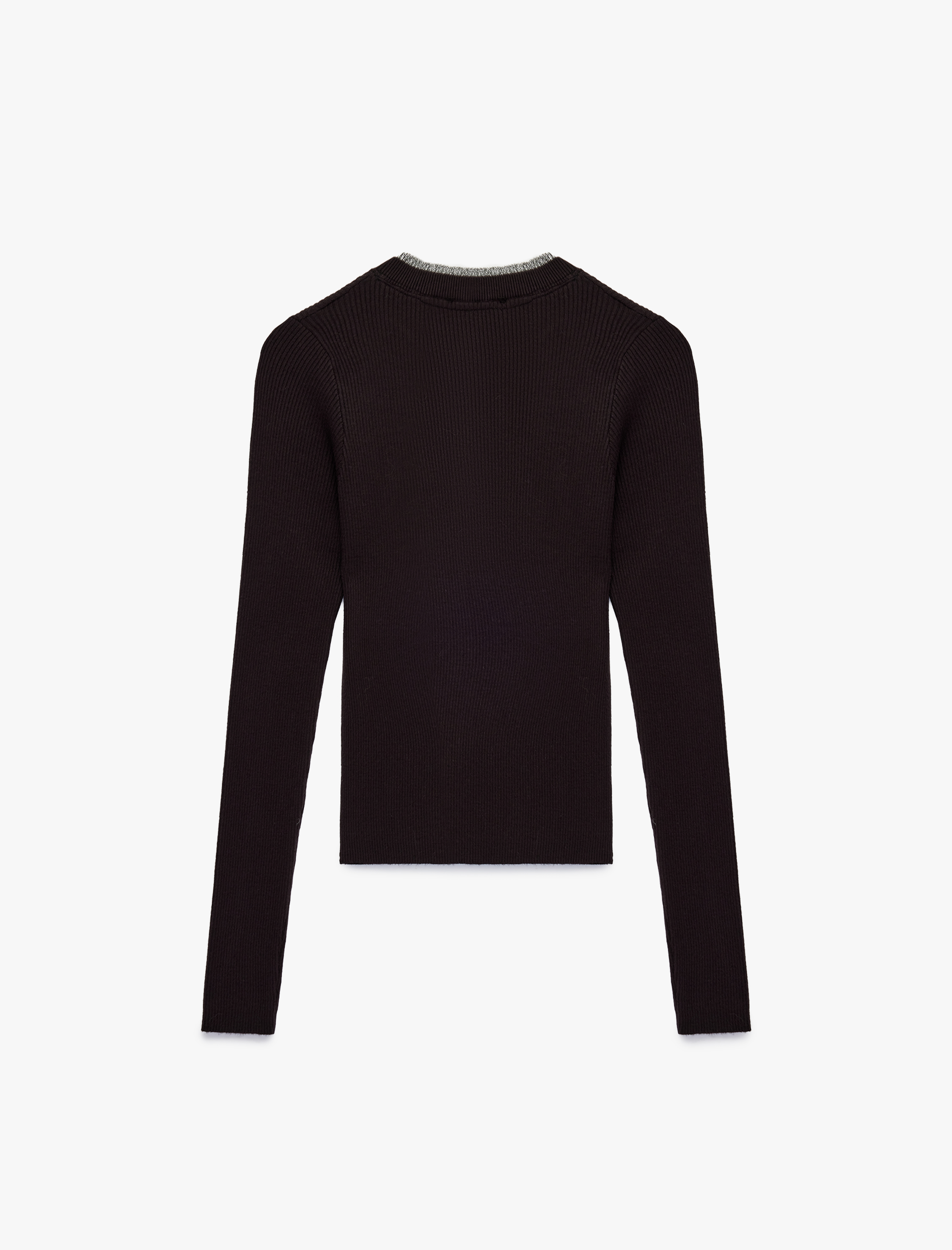   Koton X Şahika Ercümen - Uzun Kollu Yarım Düğmeli Çift Yuvarlak Yaka Triko Kazak