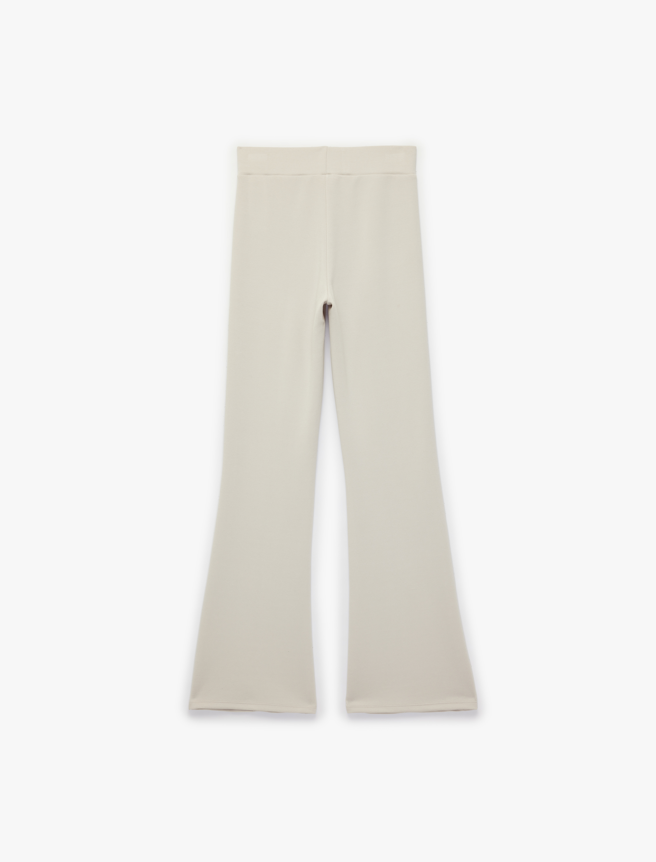   Dikiş Detaylı Modal Karışımlı İspanyol Paça Eşofman Altı