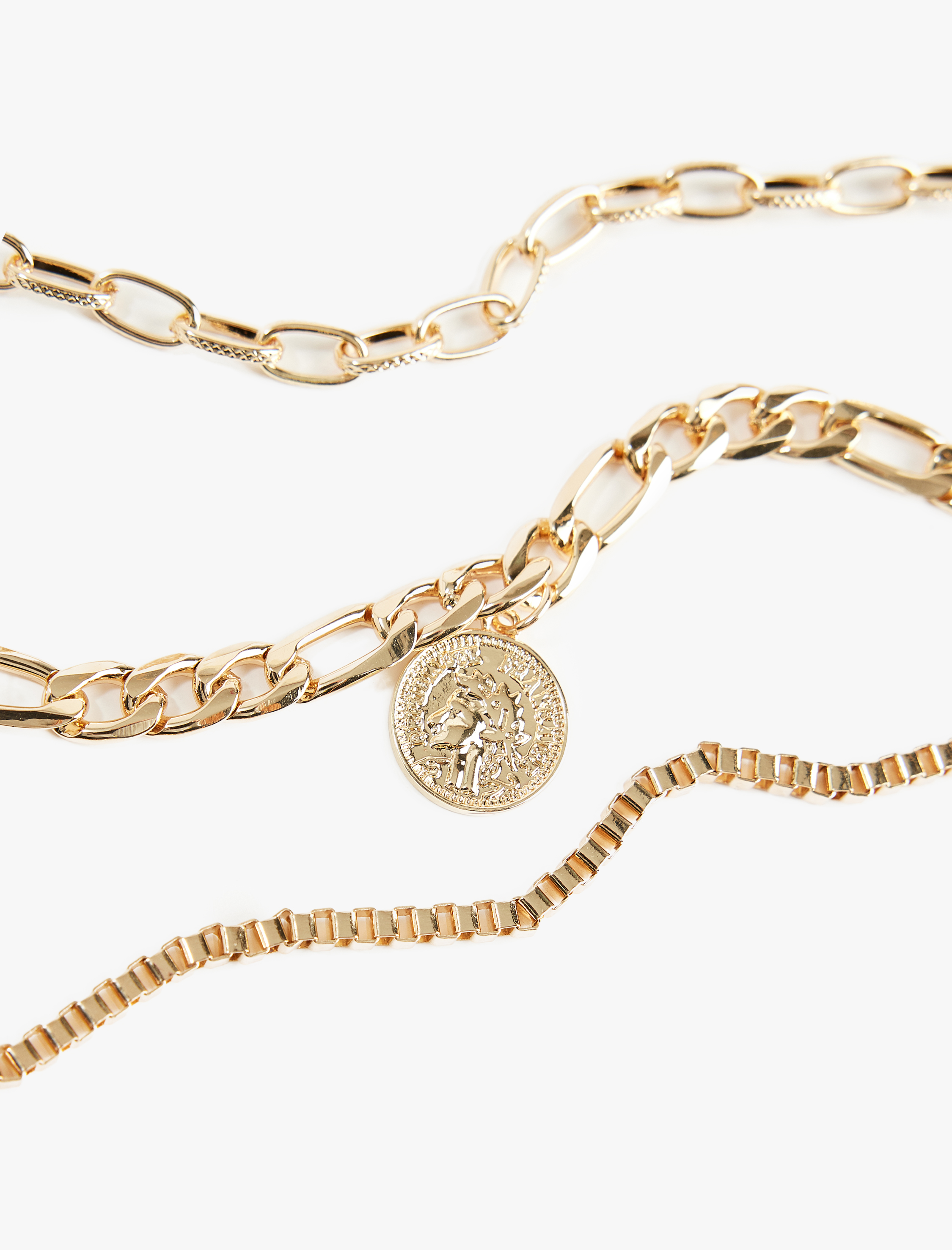  Kadın 3'lü Zincir Bileklik Seti