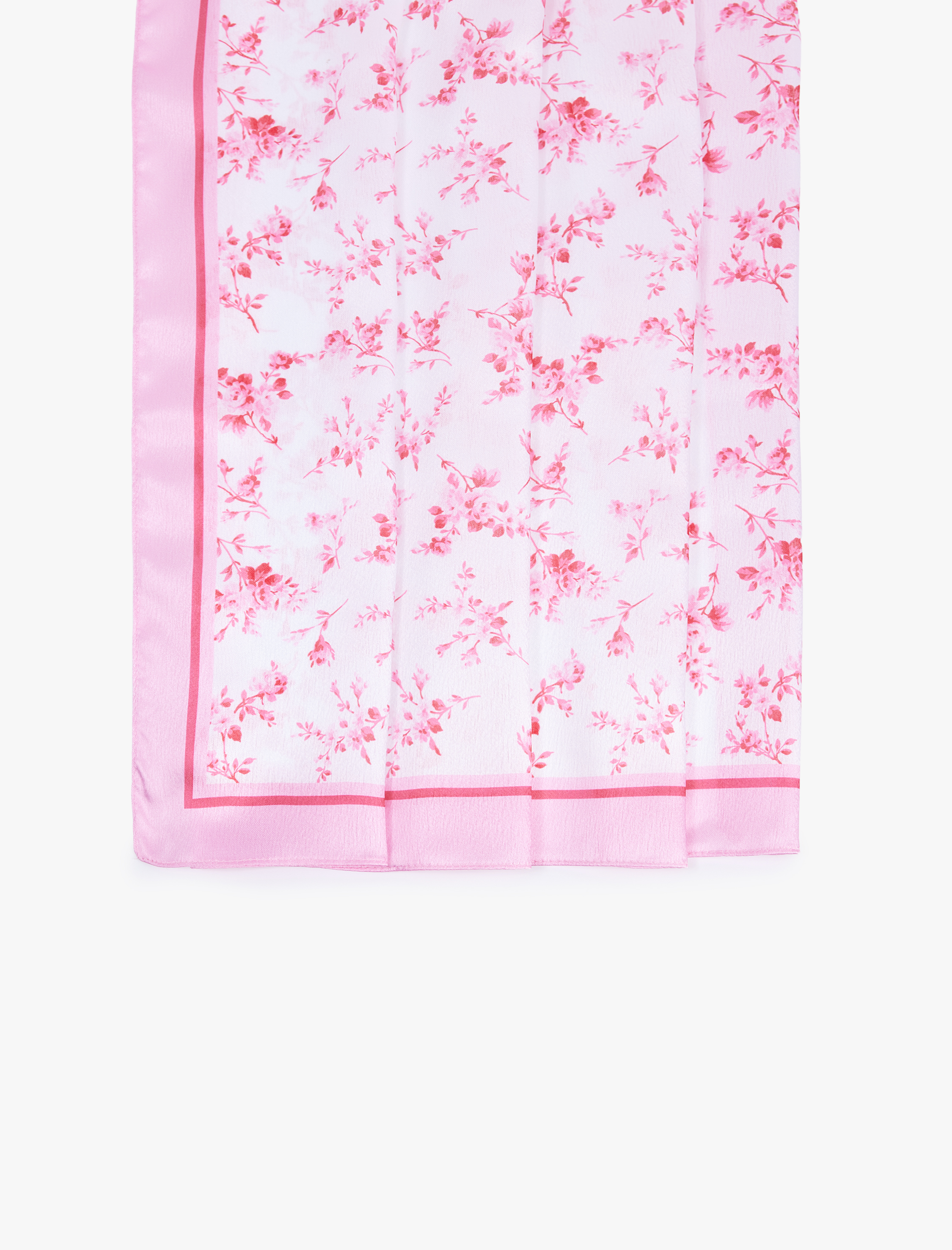  Kadın Kare Çiçekli Şal