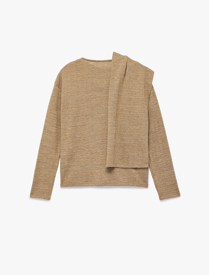  Uzun Kollu Dokulu Şal Yaka Kazak