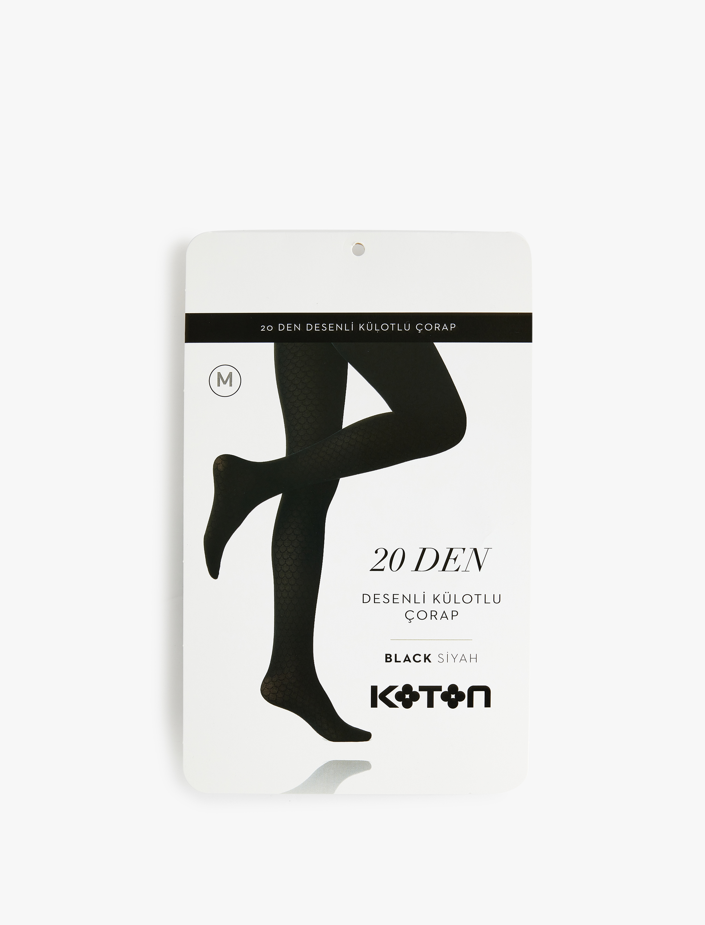  Kadın Desenli 20 Den Külotlu Çorap