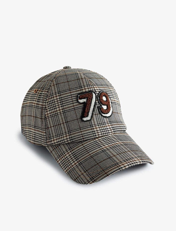 Kadın Ekoseli Kep Şapka